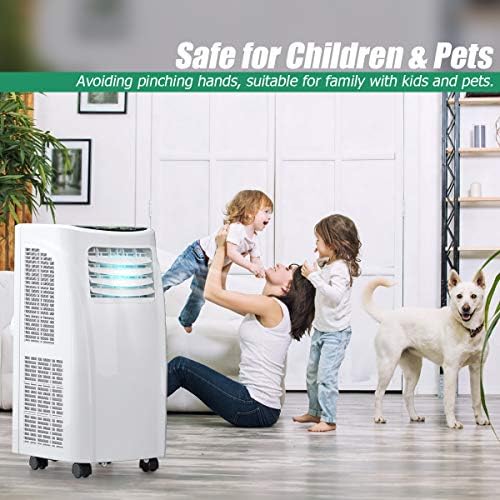 COSTWAY 8000 BTU Portable Air Conditioner with Dehumidifier and Fan Modes