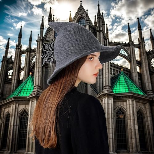 Foldable Womens Witch Hat Halloween Accessory for Unique Travel Look