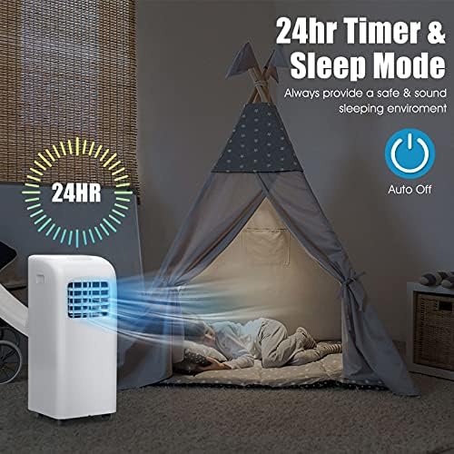 GOFLAME 8000BTU Portable Air Conditioner with Remote Control