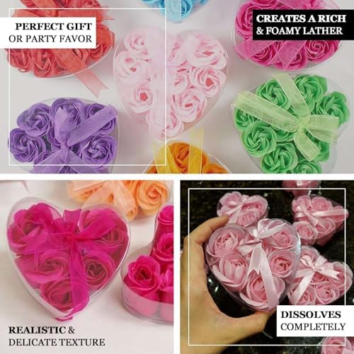 Efavormart 4 Pack Dusty Rose Scented Soap Party Favors