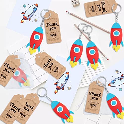 40 Pack Rocket Keyring Party Favor for Kids and Adults