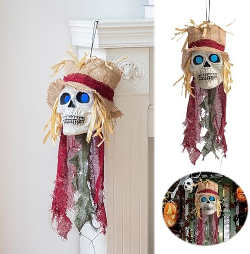 Skeleton Hanging Decorations with Eerie Eye Design