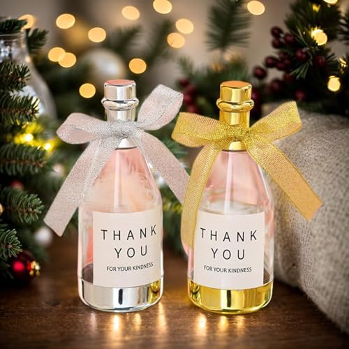 20pcs Golden Decorative Party Favor Bottles