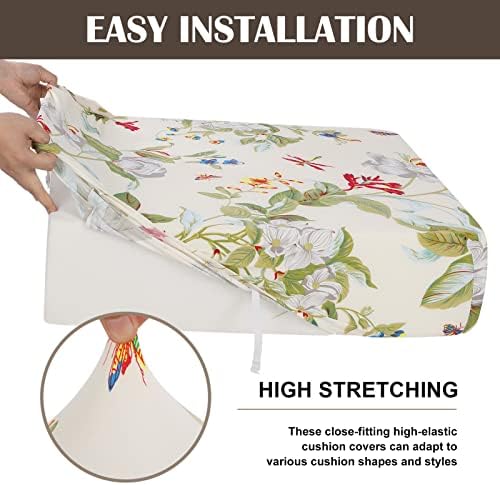 SearchI Stretch Printed Sofa Cushion Covers