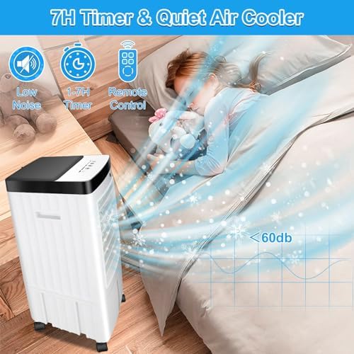Miriam Portable Air Conditioner with 8L Tank and Remote Control