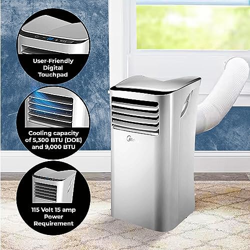 5000 BTU Portable Air Conditioner Cooling Fan Unit