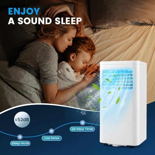 DORTALA 10000 BTU Portable AC with Dehumidifier and Fan