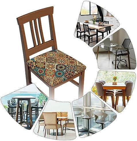 Mouxue Seat Cover Set of 4 for Dining and Office Chairs