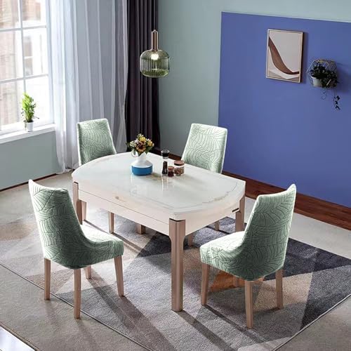 Wingback Chair Cover for Dining Room with Spandex Fabric
