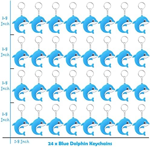 40 Pack Dolphin Keyring Party Favor for Animal Lover