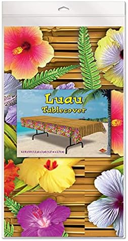 Beistle Luau Tablecover for Parties