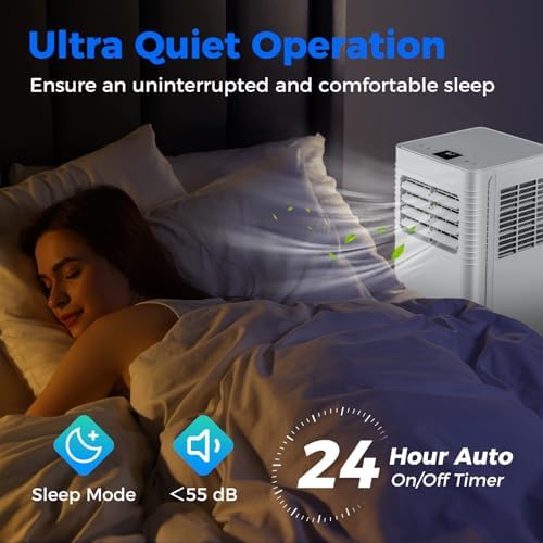 Dortala 8000 BTU Portable AC Unit with Fan and Dehumidifier