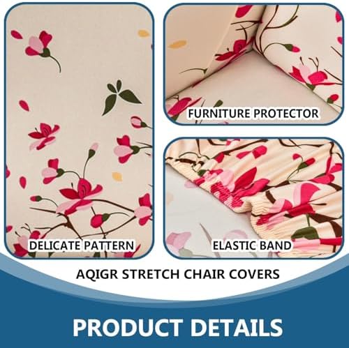 Stretch Wingback Chair Cover Set 2 Piece