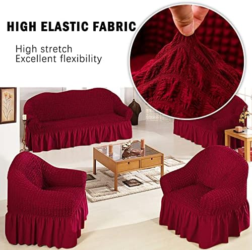 Jeloris Stretch Armchair Slipcover with Skirt