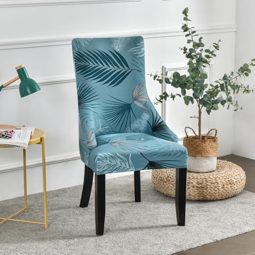 2PCS Stretch Wingback Chair Covers for Dining Room Protection