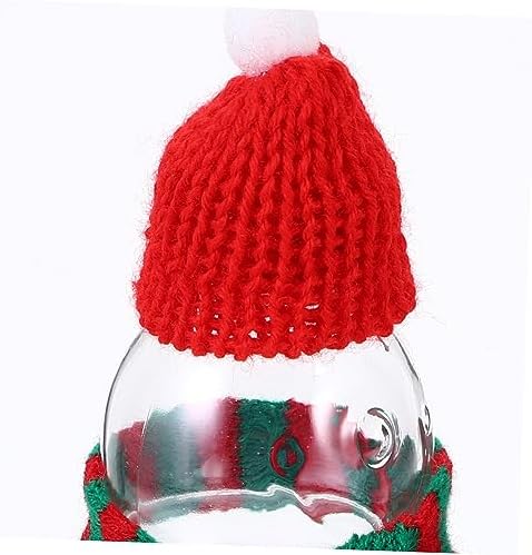 4PCS Christmas Snowman Reusable Beverage Bottles