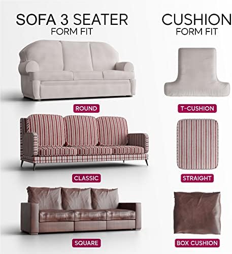 PAULATO BY GAICO Stretch Sofa Slipcover - Venezia Cream