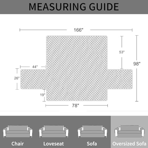 Waterproof Sofa Cover for 3 Cushion Furniture Protector Red