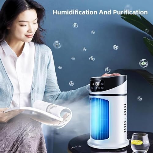 Protecair Portable Air Conditioner with 6 Wind Speeds and 3 Cool Mists