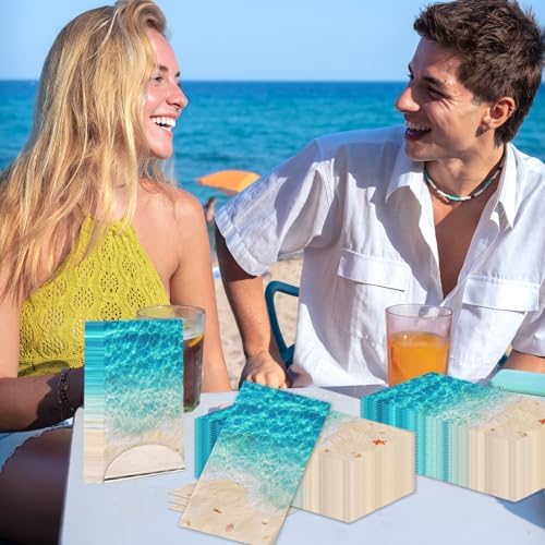 Nautical Beach Napkins 100Pcs Summer Party Decor