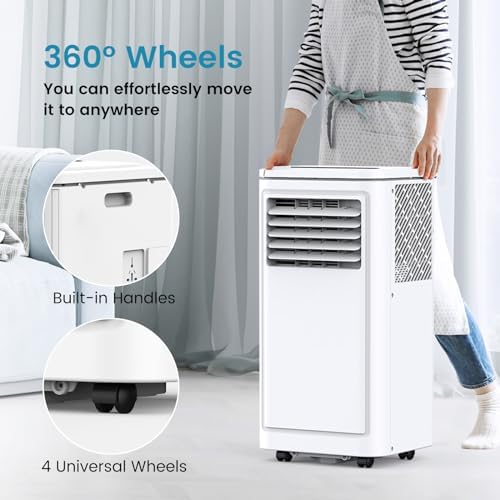 COWSAR 8000 BTU Portable Air Conditioner for 350 Sq Ft Room