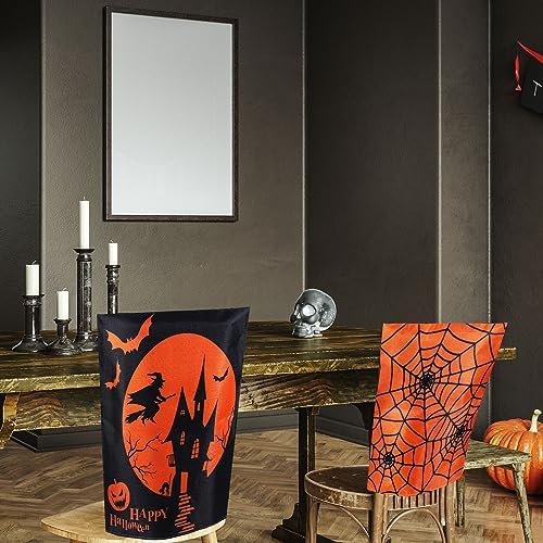 Whaline 4 Pack Halloween Chair Covers