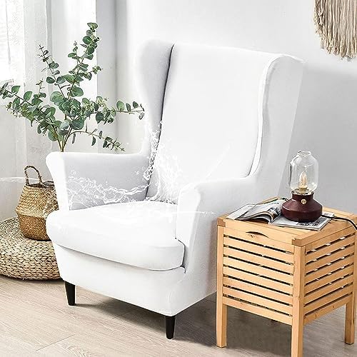 Stretch Wing Chair Slipcover for Armchair and Recliner