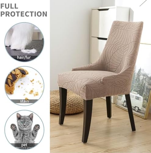 Wingback Chair Cover for Dining Room Protection