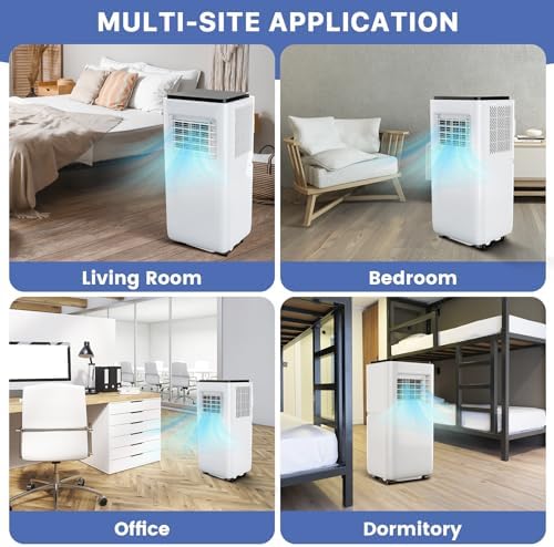 Jojoka 10000 BTU Portable AC Unit with Remote Control