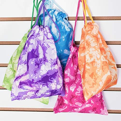 Super Z Outlet Tie-Dye Camouflage Drawstring Bags Party Favors