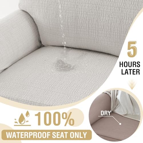 HVERSAILTEX Jacquard Sofa Slipcover Waterproof Protector