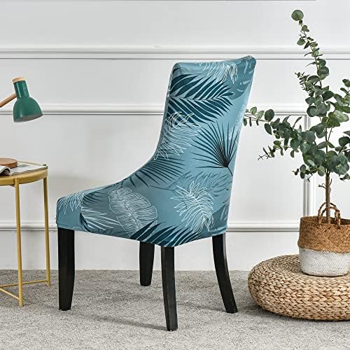 2PCS Stretch Wingback Chair Covers for Dining Room Protection