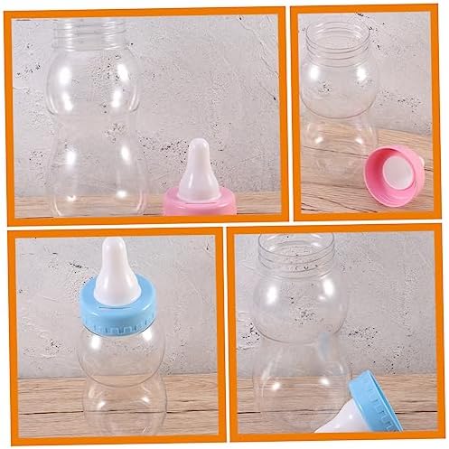 Bottle Shape Candy Jar With Sealed Lid For Party Storage Organizer