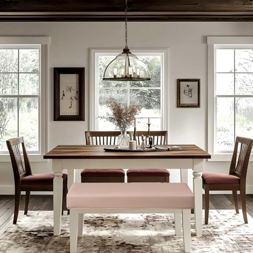 FUANGUI Waterproof Bench Cover Stretch Fit for Dining Chairs and Benches