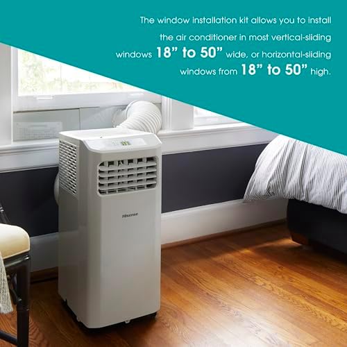 Hisense Portable Air Conditioner 6000 BTU with 3 Modes White