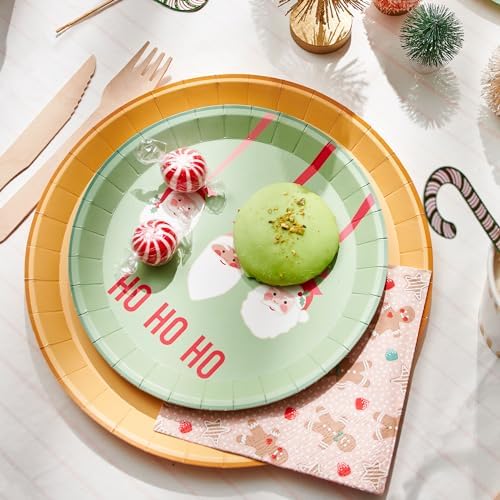 Coterie Christmas Characters Paper Plates Set of 10