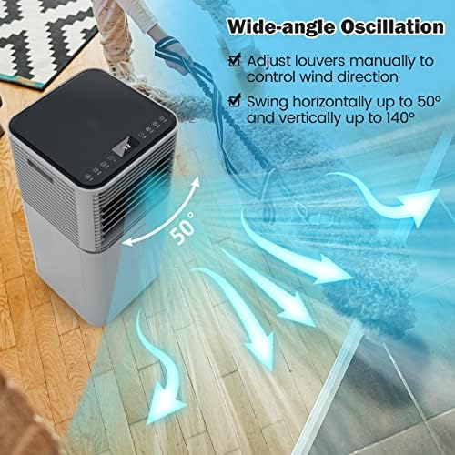 ARLIME 10000 BTU Portable AC Unit with Fan and Dehumidifier 1