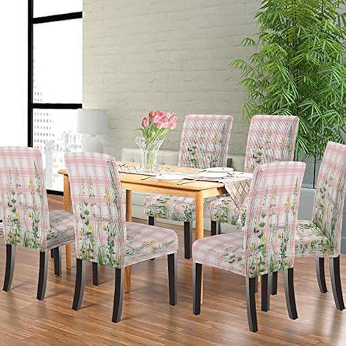 EMMTEEY Dining Chair Slipcovers Set of 4