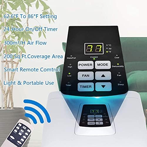 Nightcore Portable Air Conditioner 8000BTU with Remote