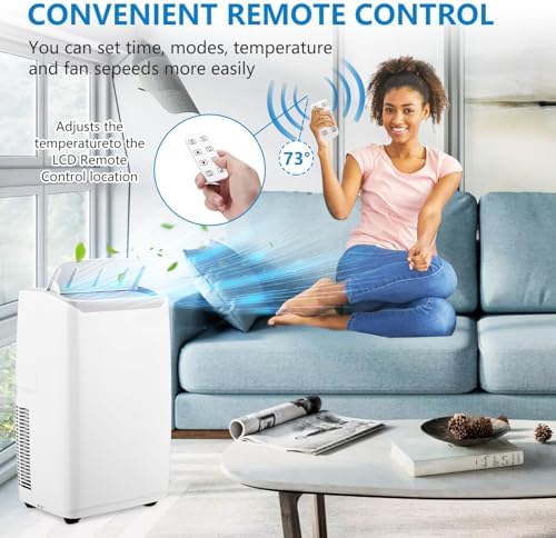 Takywep 14000 Btu Portable AC Unit with Fan and Dehumidifier