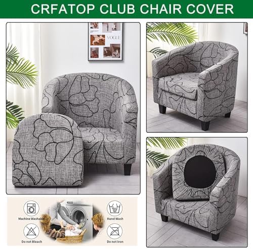 CRFATOP 2 Piece Club Chair Slipcover Set