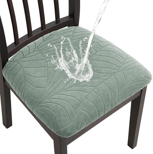 Waterproof Chair Seat Covers 6PCS Green