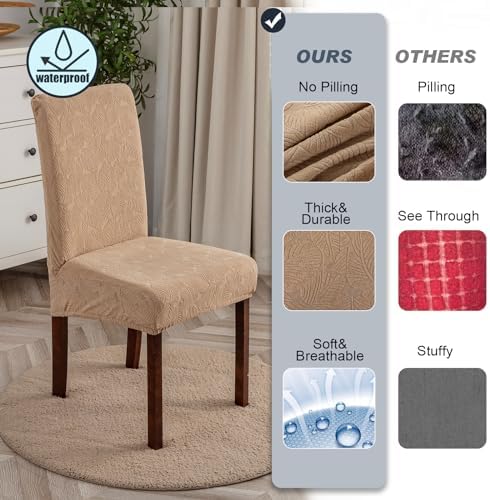 Waterproof Dining Chair Covers for Stretch Chairs