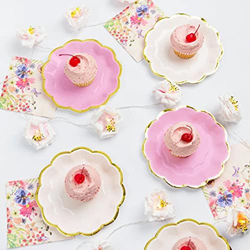 Talking Tables Blossom Floral Napkins Pack of 20 Pink