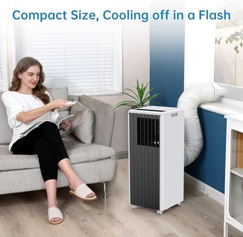 Acekool 8000 BTU Portable Air Conditioner with 3-in-1 Functionality