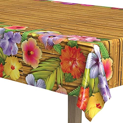 Beistle Luau Tablecover for Parties