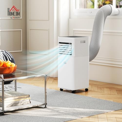 HOMCOM 10000 BTU Portable Air Conditioner With Cooling Fan and Dehumidifier