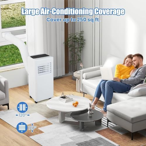 GOFLAME 8000 BTU Portable Air Conditioner with 3-in-1 Function