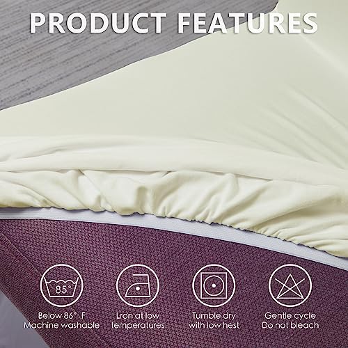 Molasofa Chair Covers Set of 4 Stretch Slipcovers with Skirt