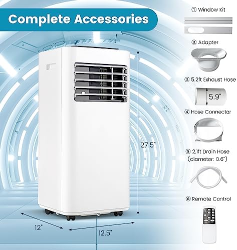 KOTEK Portable AC Unit 10000 BTU for 350 Sq Ft Room
